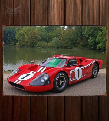 Металлическая табличка Ford GT40 (MkIV)